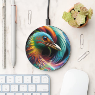 Fantasy Colorful Bird Wireless Charger