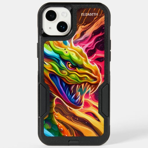 Fantasy Colorful Myth Vivid Dragon OtterBox iPhone 14 Plus Case