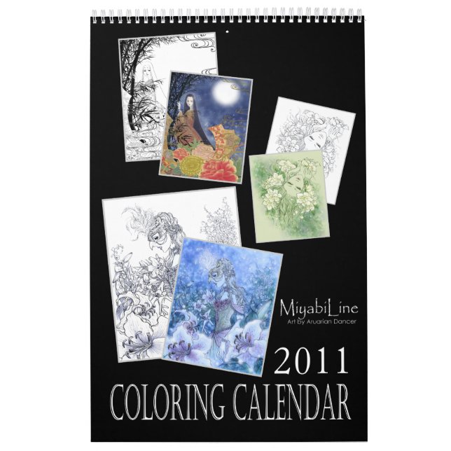 Fantasy Coloring Calendar (Cover)