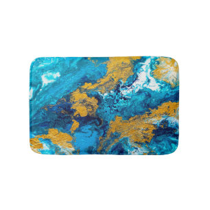 Fantasy Colors: Artistic Abstract Background. Bath Mat
