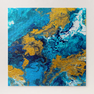 Fantasy Colors: Artistic Abstract Background. Jigsaw Puzzle