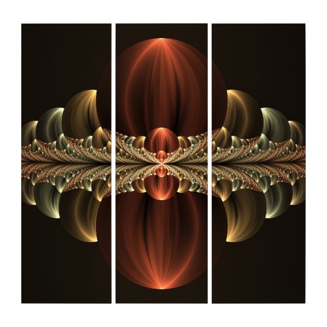 Fantasy Construction Shiny Abstract Fractal Art (Front)