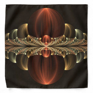 Fantasy Construction Shiny Abstract Fractal Art Bandana