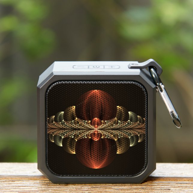 Fantasy Construction Shiny Abstract Fractal Art Bluetooth Speaker (Insitu(Outdoor))