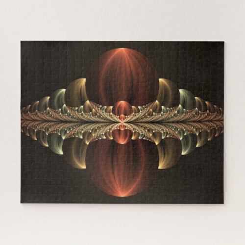 Fantasy Construction Shiny Abstract Fractal Art Jigsaw Puzzle