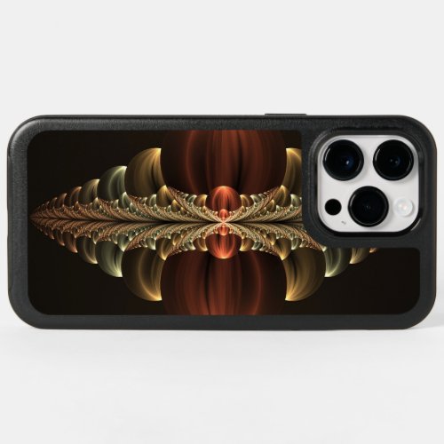 Fantasy Construction Shiny Abstract Fractal Art OtterBox iPhone 14 Pro Max Case