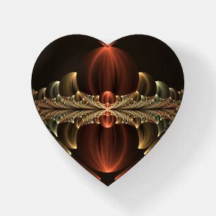 Fantasy Construction Shiny Abstract Fractal Art Paperweight