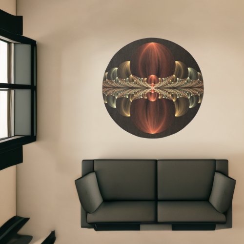 Fantasy Construction Shiny Abstract Fractal Art Rug