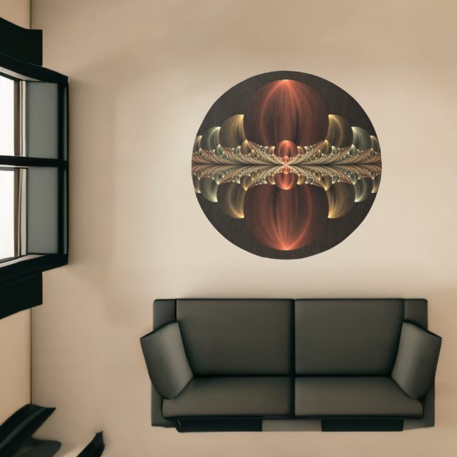 Fantasy Construction Shiny Abstract Fractal Art Rug (Insitu (Indoor 1))