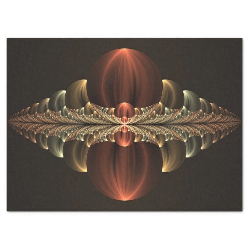 Fantasy Construction Shiny Abstract Fractal Art Tissue Paper