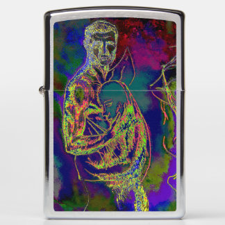 Fantasy couple zippo lighter