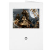 Fantasy  Crane Operator Men in Bucket Trust Night (Back)