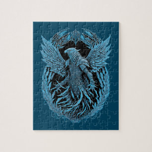 Fantasy Creature Medieval Eagle Jigsaw Puzzle