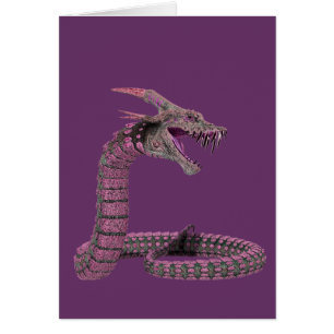 Fantasy Creature Pink Purple Cards