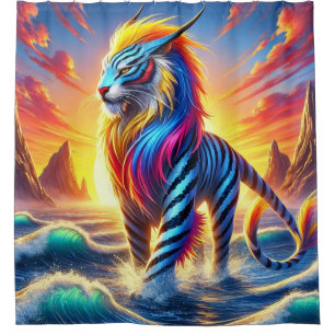Fantasy Creature Shower Curtain