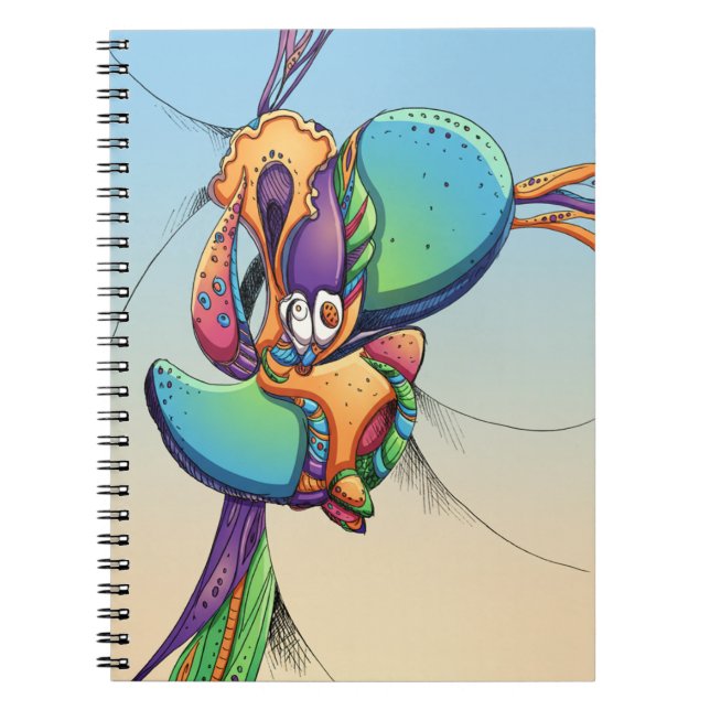 Fantasy creatures in comic style notebook (Front)