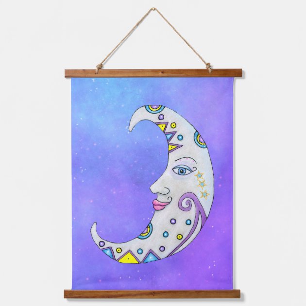 Crescent moon tapestry best sale