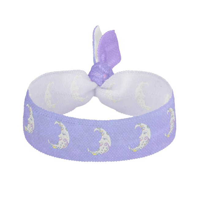 Fantasy Crescent Moons Colorful Accents Purple