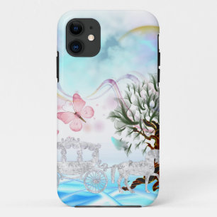 Fantasy Crystal Horse Carriage iPhone 11 Case