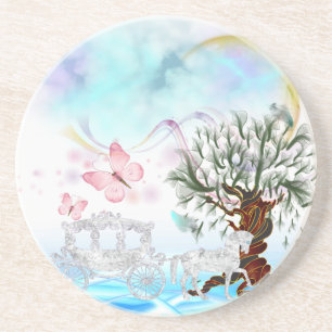 Fantasy Crystal Horse Carriage Coaster