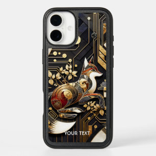 Fantasy Cute Abstract Fox Art iPhone 16 Plus Case