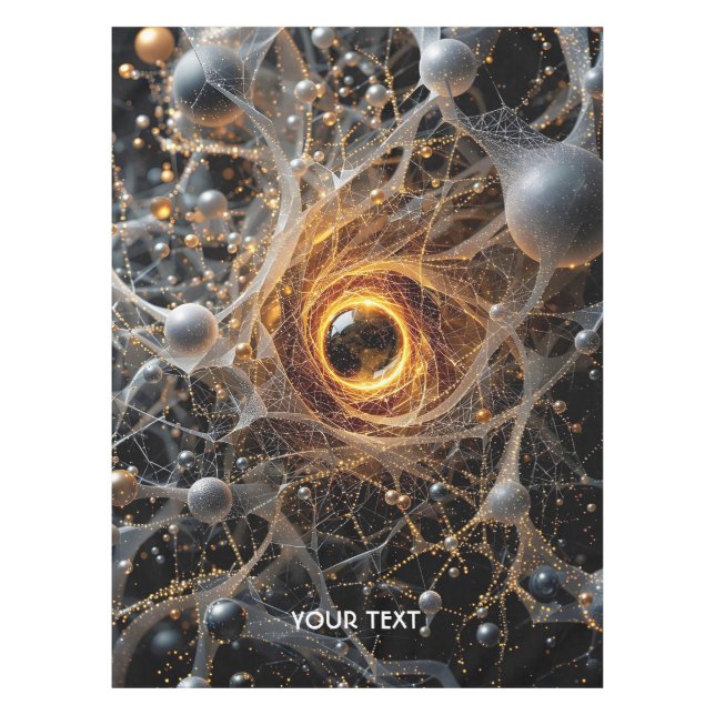 Fantasy Cute Abstract Space Scene Tablecloth (Front)