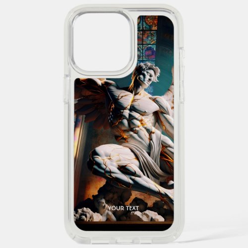 Fantasy Cute Angel Marble Church iPhone 15 Pro Max Case