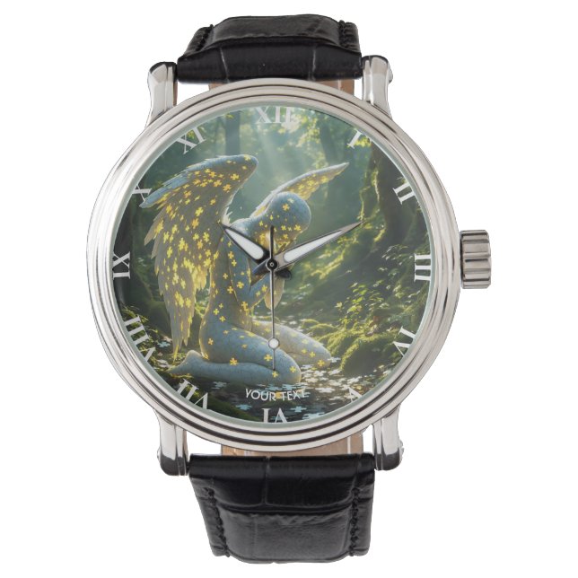 Fantasy Cute Angelic Figure Puzzle Watch (Front)