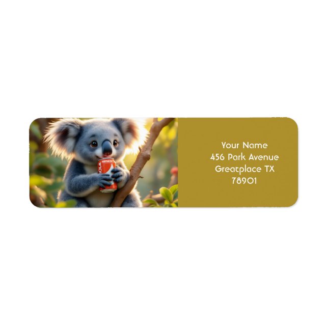 Fantasy Cute Archer Centaur Night Label (Front)