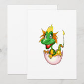 Fantasy Cute Baby Dragon (Front/Back)