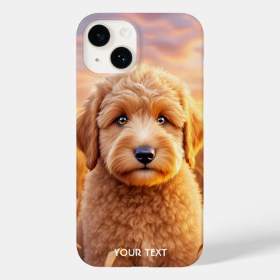 Fantasy Cute Baby Labradoodle Wheat Case-Mate iPhone 14 Case