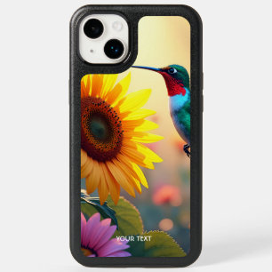 Fantasy Cute Bird Sunflower Flowers OtterBox iPhone 14 Plus Case