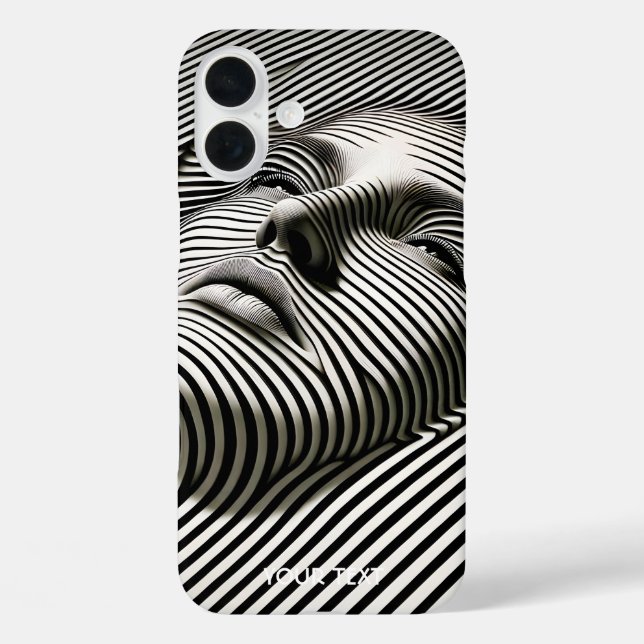 Fantasy Cute Black White Face Case-Mate iPhone Case (Back)