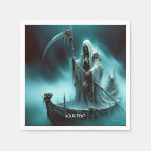 Fantasy Cute Boat Strange Figure Napkins