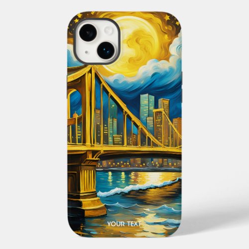 Fantasy Cute Bridge City Moon Case_Mate iPhone 14 Plus Case