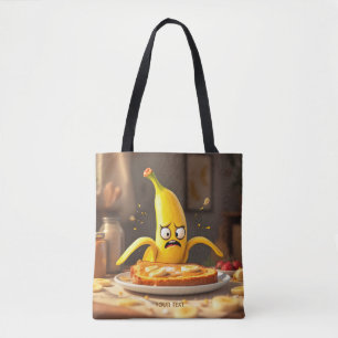 Fantasy Cute Butter Banana Toast Tote Bag