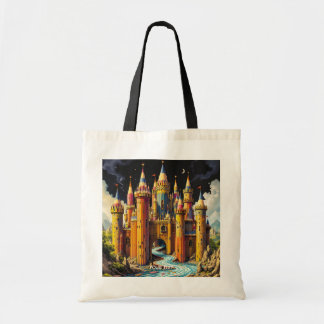 Fantasy Cute Castle From Pencils Tote Bag