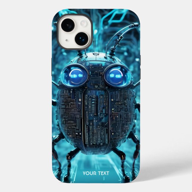 Fantasy Cute Circuit Board Bug Case-Mate iPhone Case (Back)