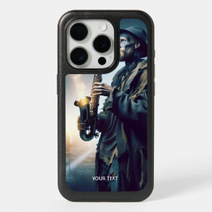 Fantasy Cute City Music Man iPhone 15 Pro Case