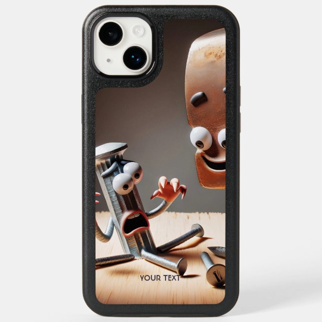 Fantasy Cute Crying Nail Wood Otterbox iPhone Case (Back)