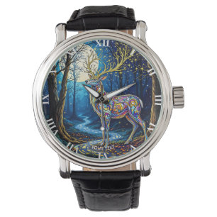Fantasy Cute Deer Starlight Antlers Watch