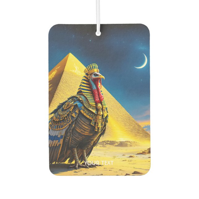 Fantasy Cute Desert Pharaoh Turkey Air Freshener (Front)