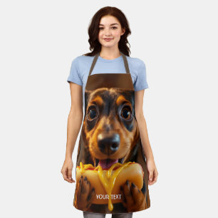 Fantasy Cute Dog Hot Dog Apron