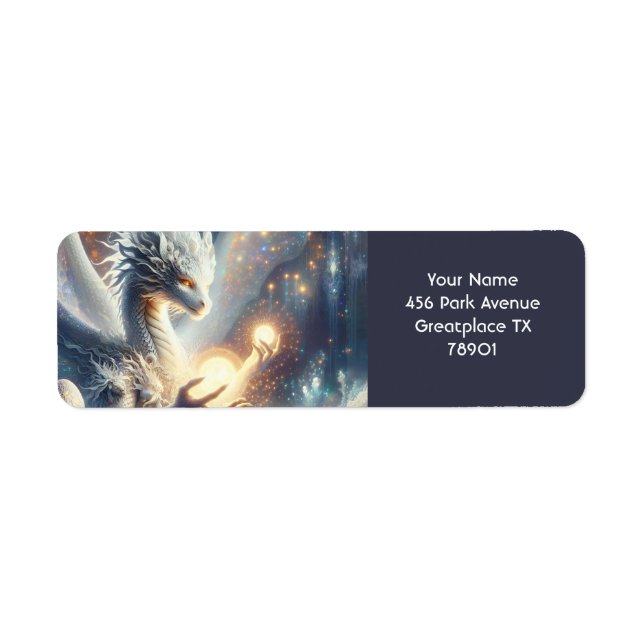 Fantasy Cute Dragon Light Eggs Label (Front)