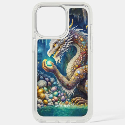 Fantasy Cute Dragon Stone Cavern iPhone 15 Pro Max Case