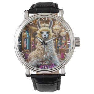 Fantasy Cute Drama Llama Queen Watch