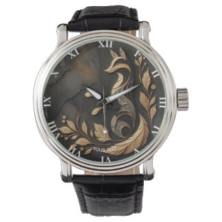 Fantasy Cute Elegant Fox Drawing Watch
