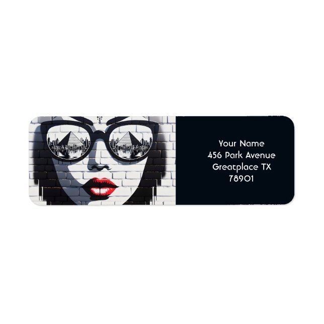 Fantasy Cute Face Wall Egypt  Label (Front)