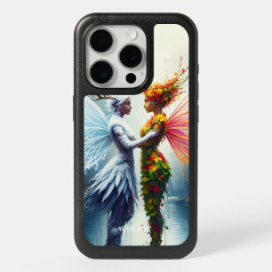 Fantasy Cute Fall Winter Spirits iPhone 15 Pro Case