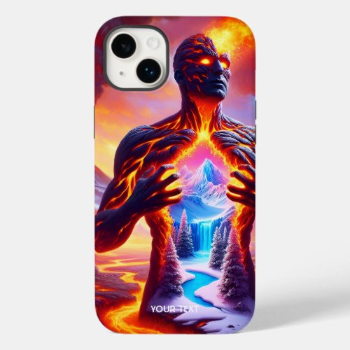 Fantasy Cute Fire Lava Man Case_Mate iPhone 14 Plus Case